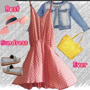 Silk Sundress by  French Connection